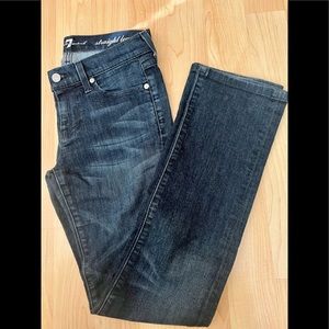Seven For All Mankind straight leg jean “26”
